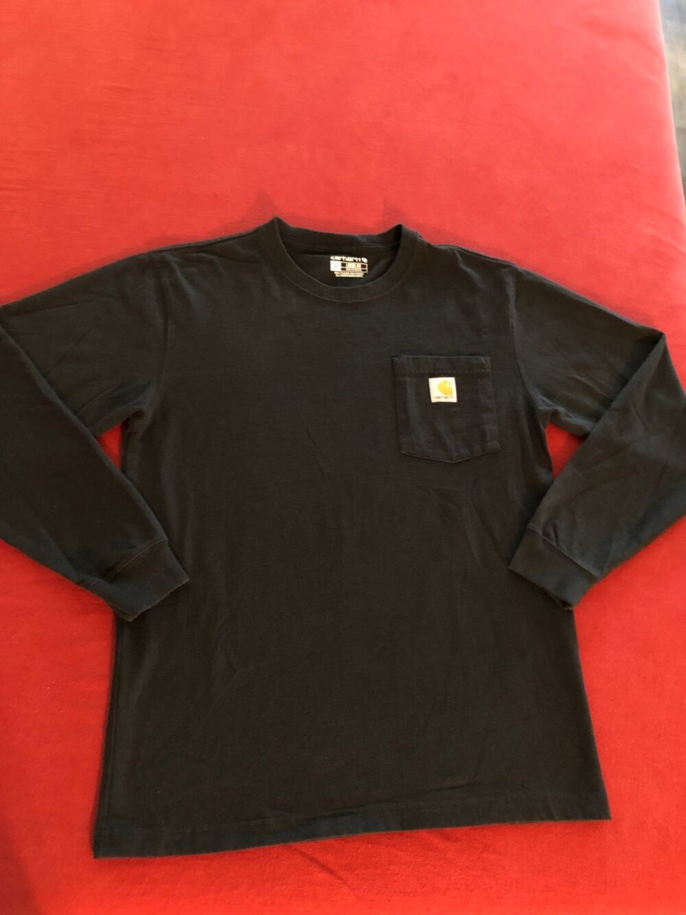 Carhartt loose fit black long sleeve t-shirt Size Small